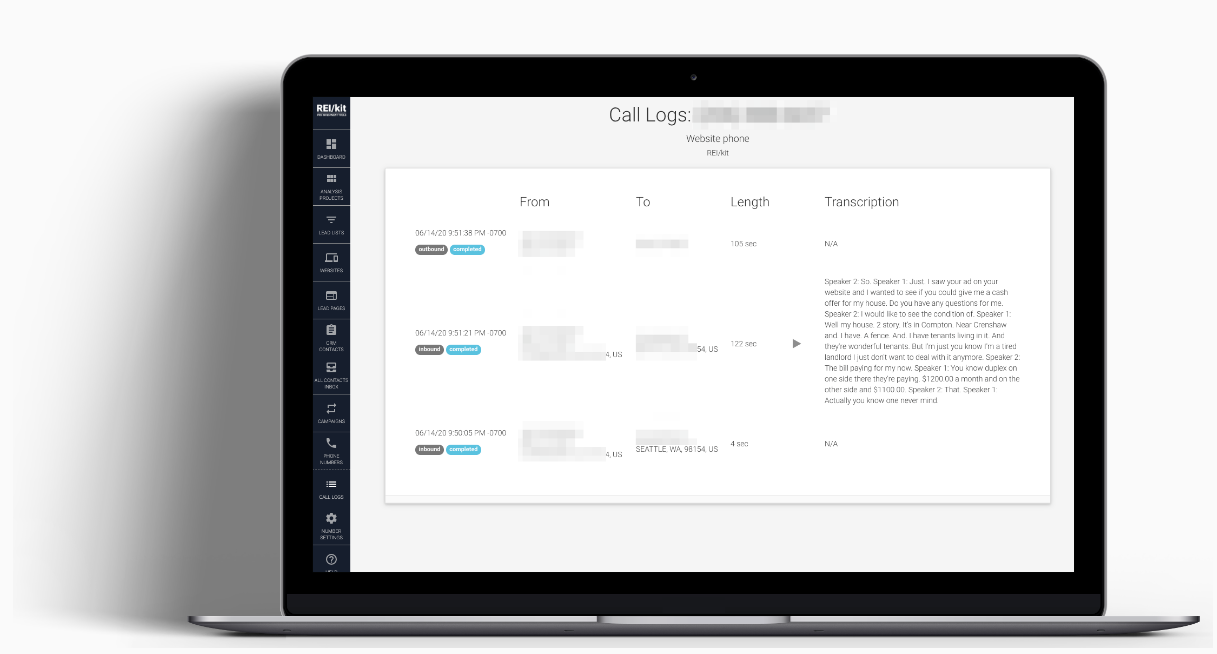 Phone Numbers for Inbound Lead Capture